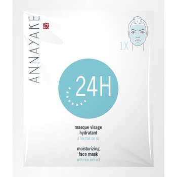 annayake 24h masque visage hydratant à l'extrait de riz - maschera viso idratante con estratti di riso 20ml
