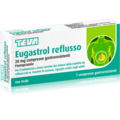 eugastrol reflusso 20mg pantoprazolo 7 compresse