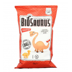 biosaurus ketchup patatine di mais al ketchup bio 50g