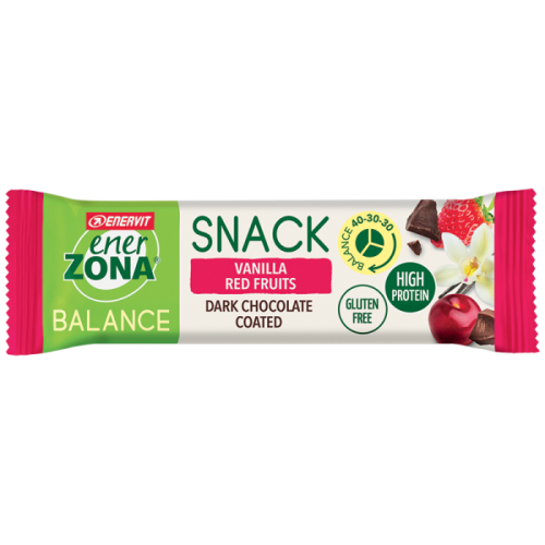 Enervit EnerZona Balance Snack Barretta Vanilla Red Fruits 33g