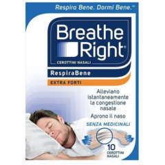breathe right cerotti nasali extra forte 10 pezzi
