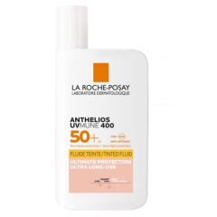 la roche posay anthelios uvmune 400 spf50+ fluido solare invisibile colorato 50ml