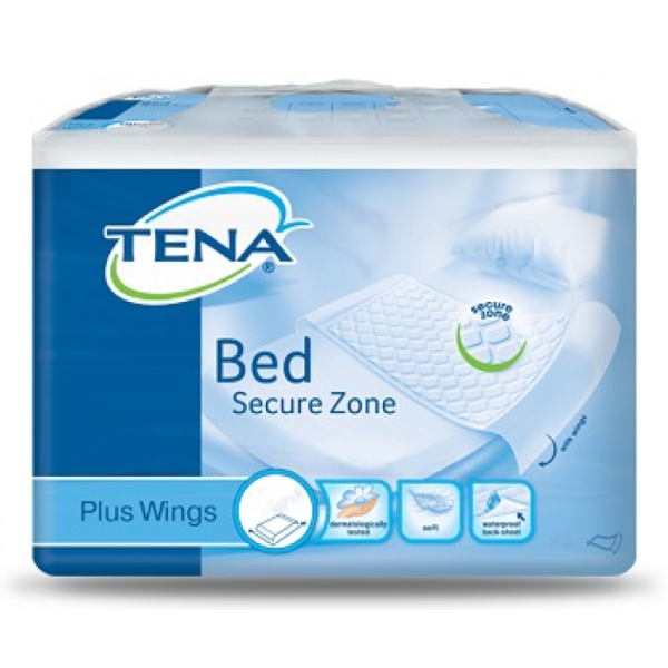 Tena Bed Plus Secure Zone - Traverse Assorbenti Monouso Dimensioni 80 X 180cm 20 Pezzi