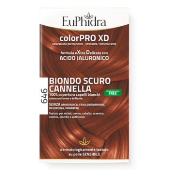 euphidra color pro xd - colorazione permanente n.646 biondo scuro cannella