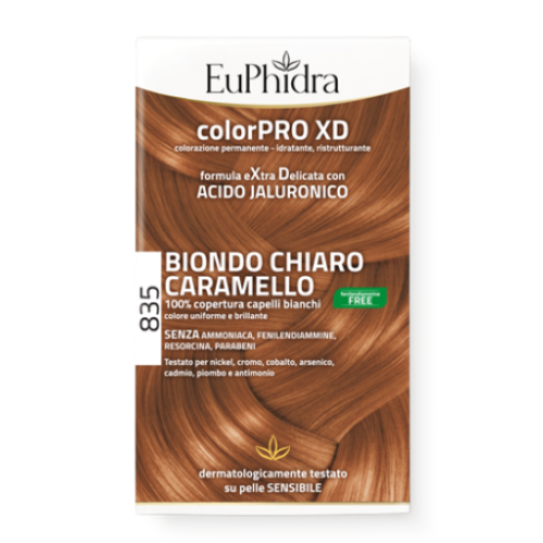 EuPhidra Color Pro Xd - Colorazione Permanente N.835 Biondo Chiaro Caramello