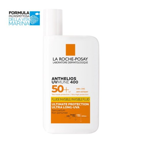 La Roche Posay Anthelios UVMune 400 Spf50+ Fluido Solare Invisibile Senza Profumo 50ml