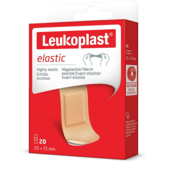 leukoplast elastic cerotti 72 mm x 25 mm 20 pezzi 