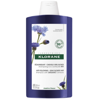 klorane shampoo alla centaurea capelli bianchi o grigi 400ml