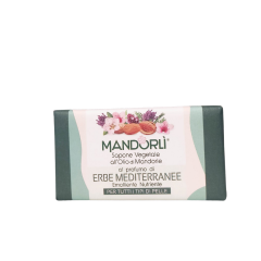 mandorli' sapone solido vegetale profumo erbe mediterranee 100g