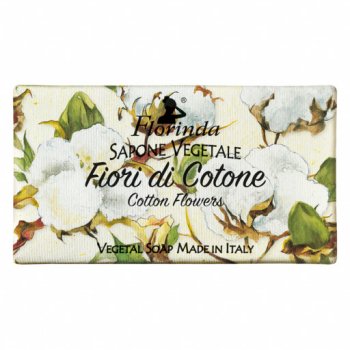 florinda - fiori di cotone sapone vegetale 50g