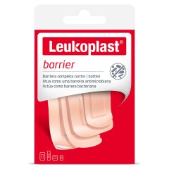 leukoplast barrier cerotti antibatterici 4 tipi assortiti 30 pezzi