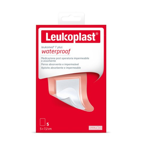 Leukoplast Leukomed T Plus - Medicazione Trasparente Post Operatoria 7,2 X 5cm 5 Pezzi 