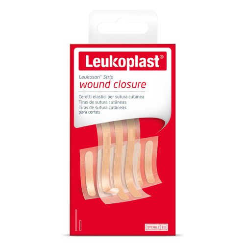 Leukoplast Leukosan Strip - Cerotti Per Sutura Assortiti Color Carne Kit 6+3 Cerotti Assortiti