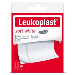 Leukoplast Soft White Striscia Ritagliabile 1 metro x 8 cm 