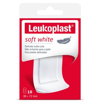 leukoplast soft white cerotti 38mm x 72mm - 10 pezzi
