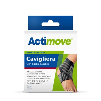 actimove sports edition - cavigliera con fascia elastica l