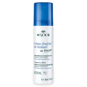 nuxe crème fraîche de beauté trattamento viso idratante spray tutti i tipi di pelle 50ml
