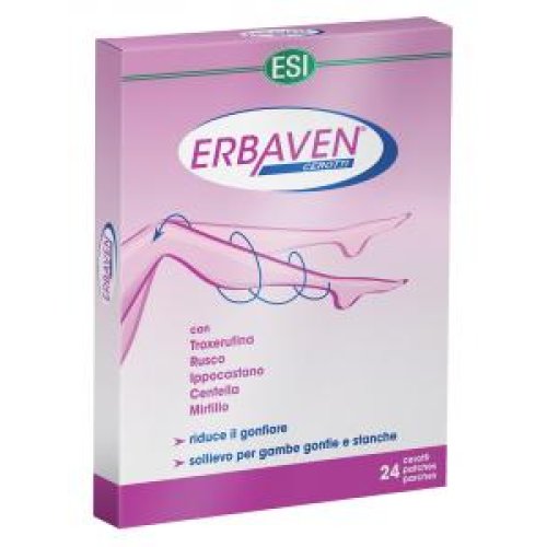 Esi Erbaven Cerotti Per Gambe Gonfie E Stanche 24 Pezzi