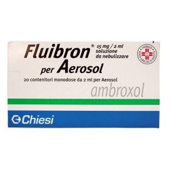 fluibron aerosol 20 flaconcini 15mg 2ml