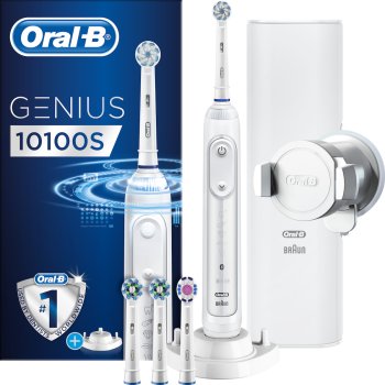 oral-b spazzolino elettrico power genius 10100s bianco
