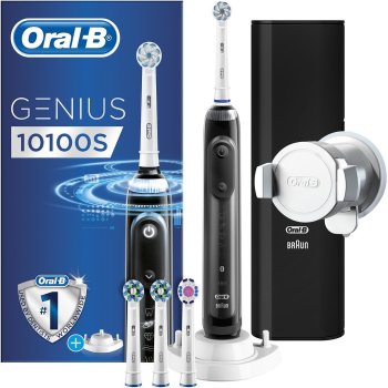 oral-b spazzolino elettrico power genius 10100s nero