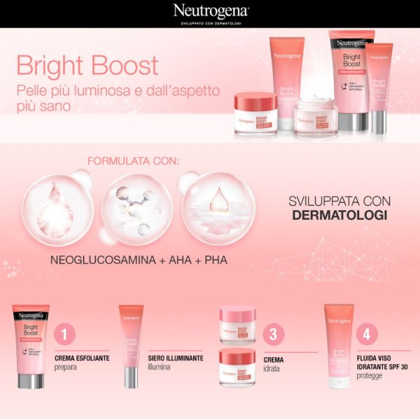 Neutrogena Bright Boost Crema Notte Illuminante 50ml