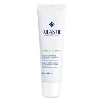 rilastil acnestil mat crema idratante pelli imperfezioni - acne lieve e moderata, pelli sensibili 50 ml