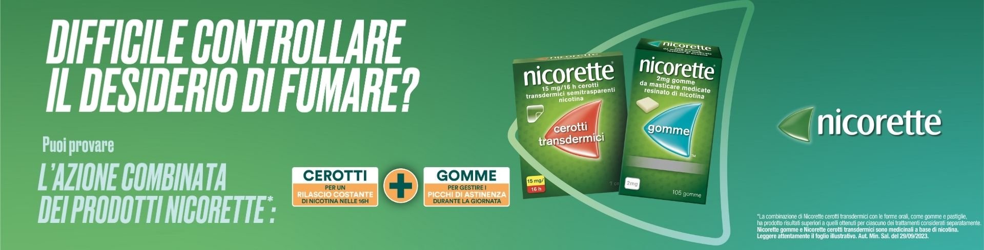 Nicorette visibiltà