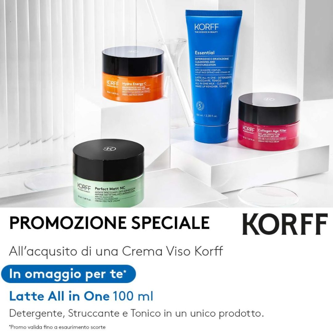 Korff latte detergente omaggio