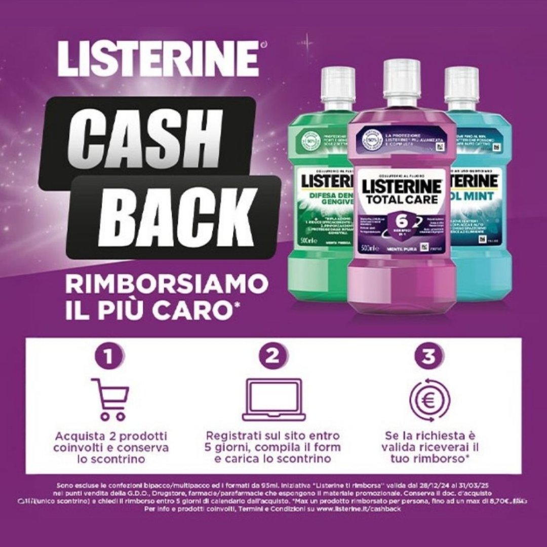 listerine cashback