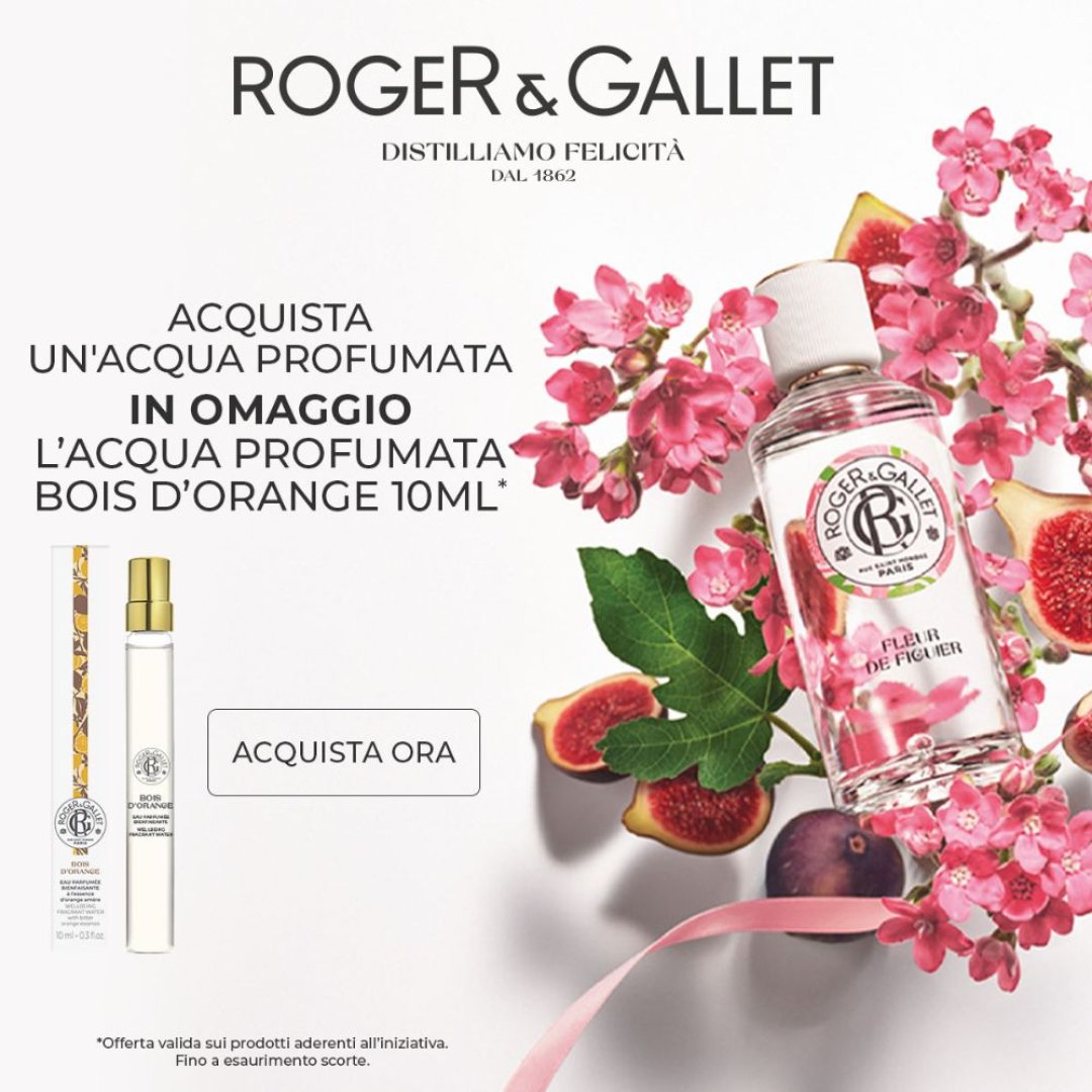 roger gallet promo acque profumate