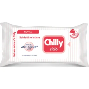 Chilly Pocket Salviettine Intime Detergenti Ciclo 12 Pezzi