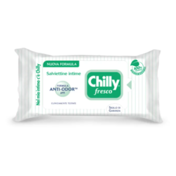 chilly pocket salviettine gel intime detergenti effetto fresco 12 pezzi
