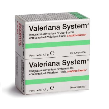 valeriana system pacco doppio 30 + 30 compresse