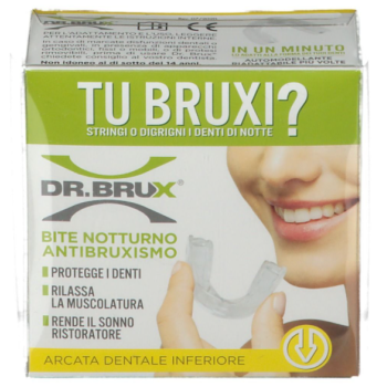 dr. brux® bite notturno antibruxismo arcata dentale inferiore