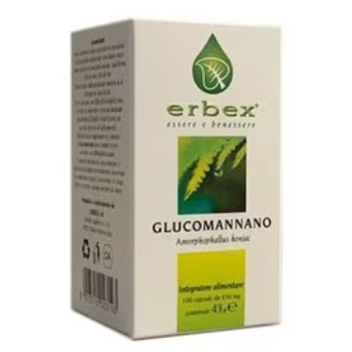 GLUCOMANNANO 100CPS 430MG ERBEX