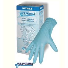 guanto nitrile m 100pz pbpharma