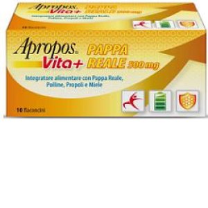 Apropos Vita+ Pappa Reale 500mg 10 Flaconcini Monodose Da 10ml