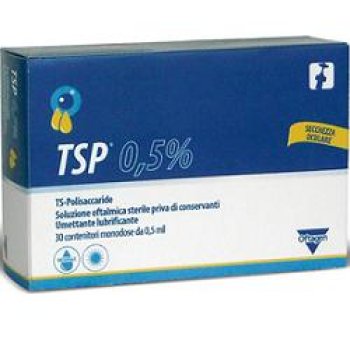 tsp 0,5% soluzione oftalmica polisaccaride gocce oculari 30 monodose da 0,5ml