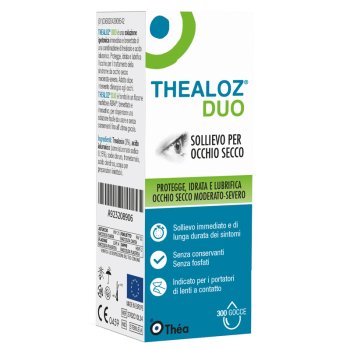 thealoz duo soluzione oculare idratante e lubrificante 10ml - thea farma