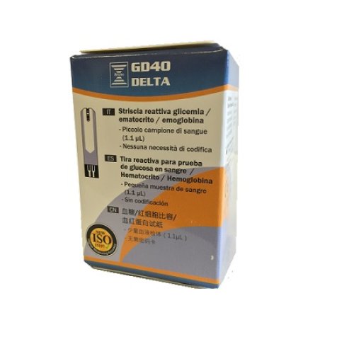 Bruno Gd40 Delta - Strisce Reattive Per La Misurazione Della Glicemia 25 Pezzi