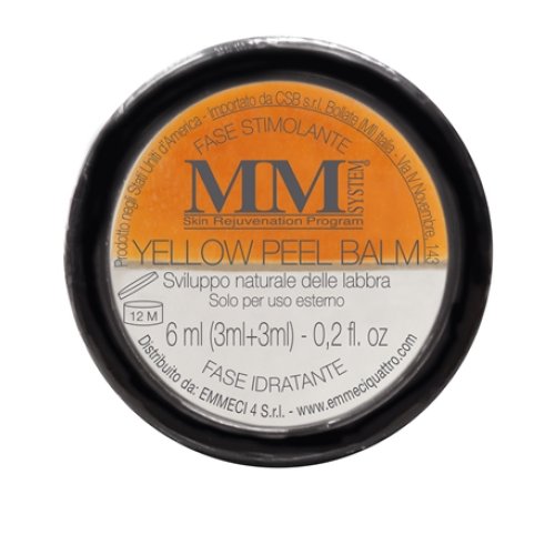 Mm System Yellow Peel Balm - Balsamo labbra - 6ml