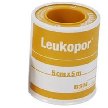 leukoplast leukopor – cerotto su rocchetto 5m x 5cm