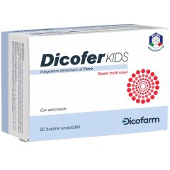 dicofer kids integratore alimentare di ferro 20 bustine orosolubili