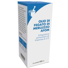 olio fegato merl 200ml afom