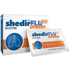 shedirflu 600 orange integratore alimentare tosse mucolitico 20 bustine