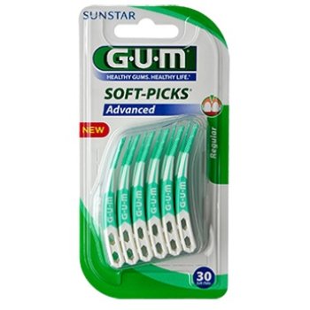 gum soft-picks advanced scovolino regular small 30 pezzi