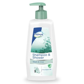 tena shampoo & shower - deterge capelli e corpo delicatamente 500 ml