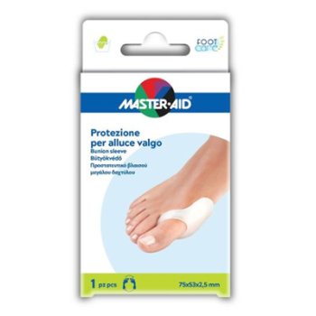 master aid foot care protezione in gel per alluce valgo