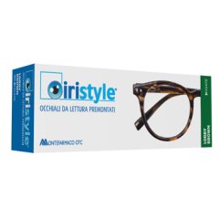 iristyle lobby brown occhiali da lettura premontati diottria +2,50